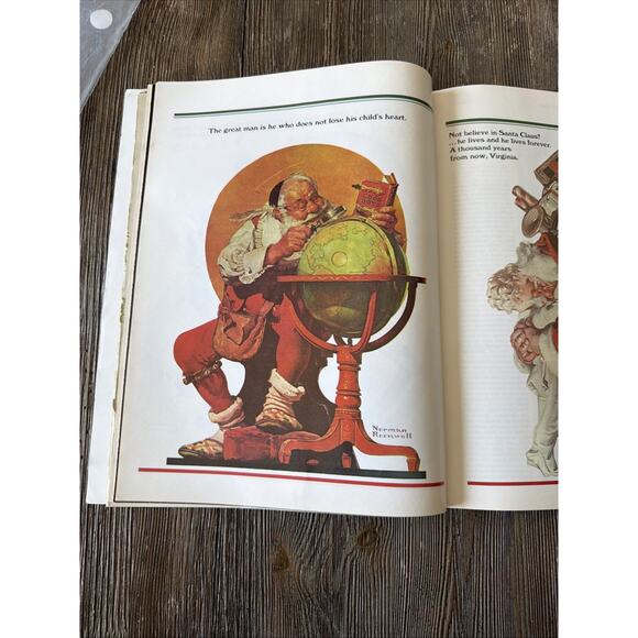 1939 DEC 16 Christmas Santa NORMAN ROCKWELL SATURDAY EVENING POST magazine print - Picture 6 of 10